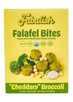 "Cheddary" Broccoli Baked Falafel