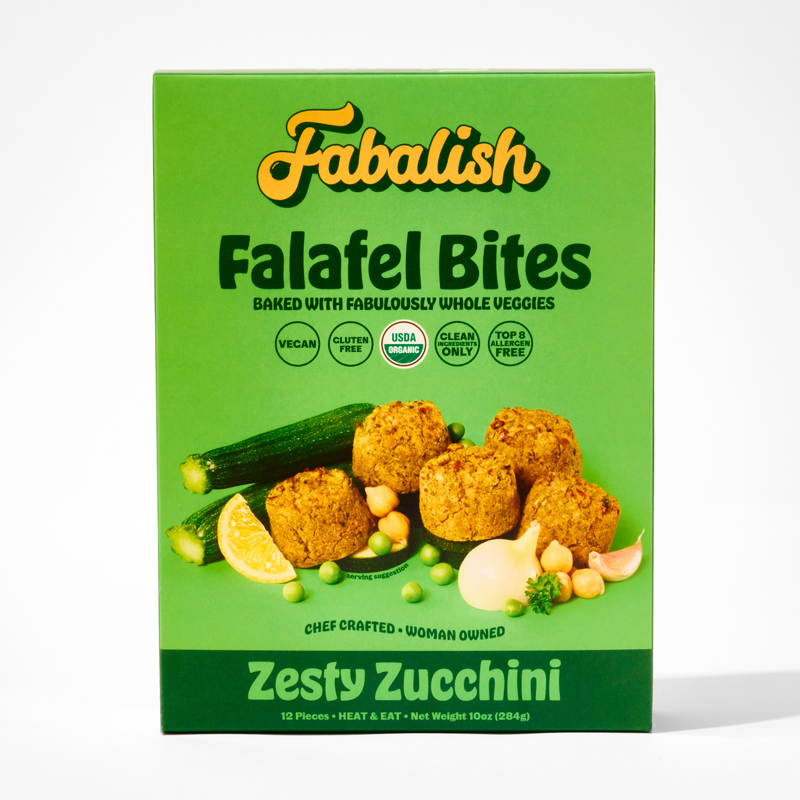 Zesty Zucchini Baked Falafel