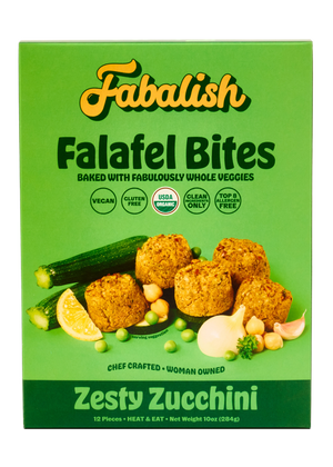 Zesty Zucchini Baked Falafel
